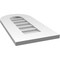 Ekena Millwork Round Top Surface Mount PVC Gable Vent: Non-Functional, w/ 3-1/2"W x 1"P Standard Frame, 12"W x 24"H GVPRT12X2401SN - alternate 5
